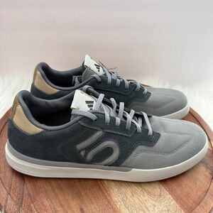 Adidas Five Ten Sleuth Mountain Bike Shoes Mens 11 Grey Canvas Suede IG0367 NEW